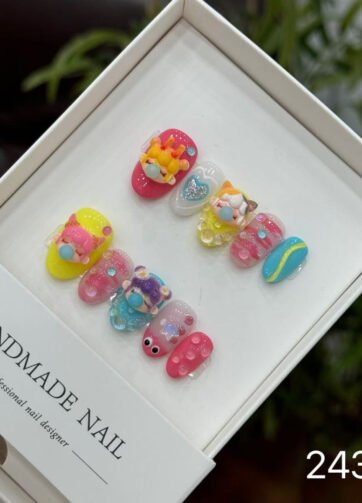 24374#Colorful Bubble Girl