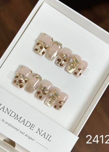 241205#Sunset Melted Gold Medium Square