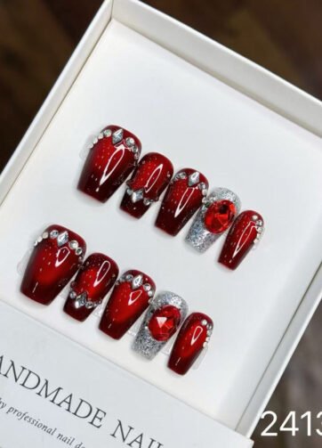 241340#Red Wine Beauty Short T-shirt