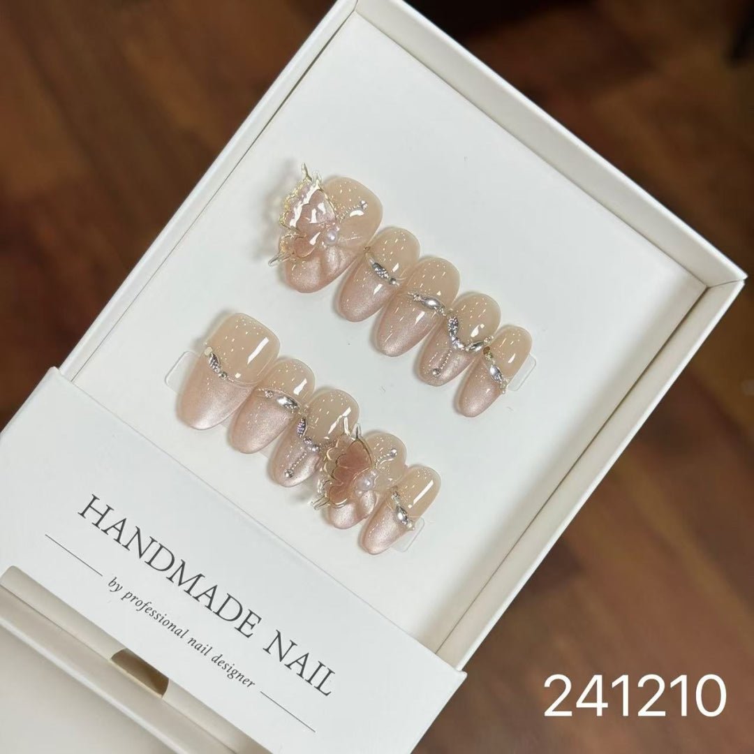 241210#Ice Butterfly Short Oval