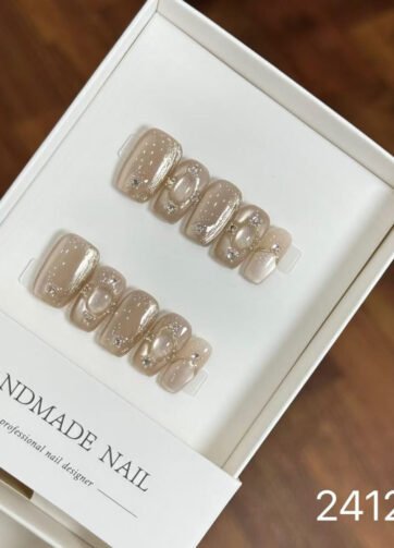 241272#Leather Pink Medium Square