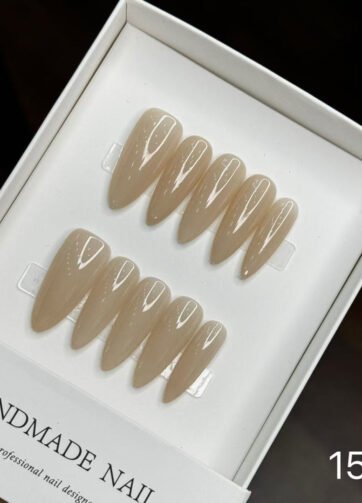 Honey Tea Long Nails