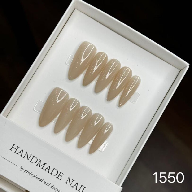Honey Tea Long Nails
