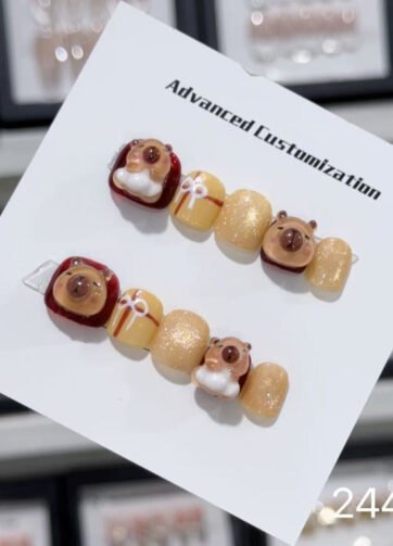 2443b#Opulent Cappuccino BB Nail