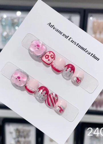 2407b#Little Pink Piggy BB