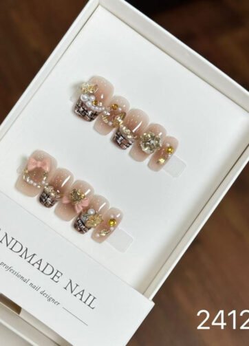 241265#Autumn Breeze Square Nails