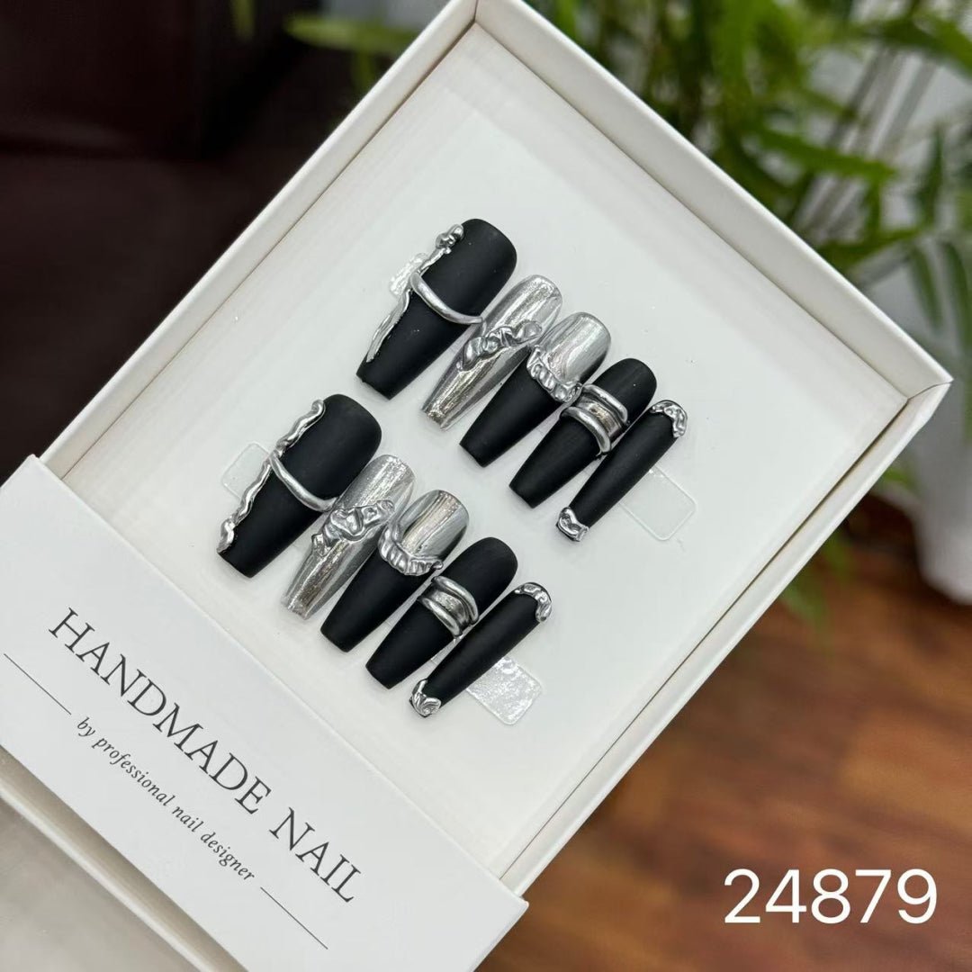 24879#Black Metal Long T