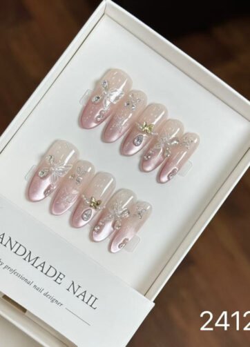 241223#Pink Butterfly Long