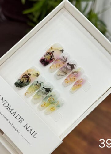 3933#Journey to the West Nail Art
