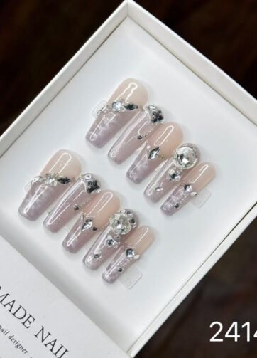 241418#Lingbo Purple Long T-shirt