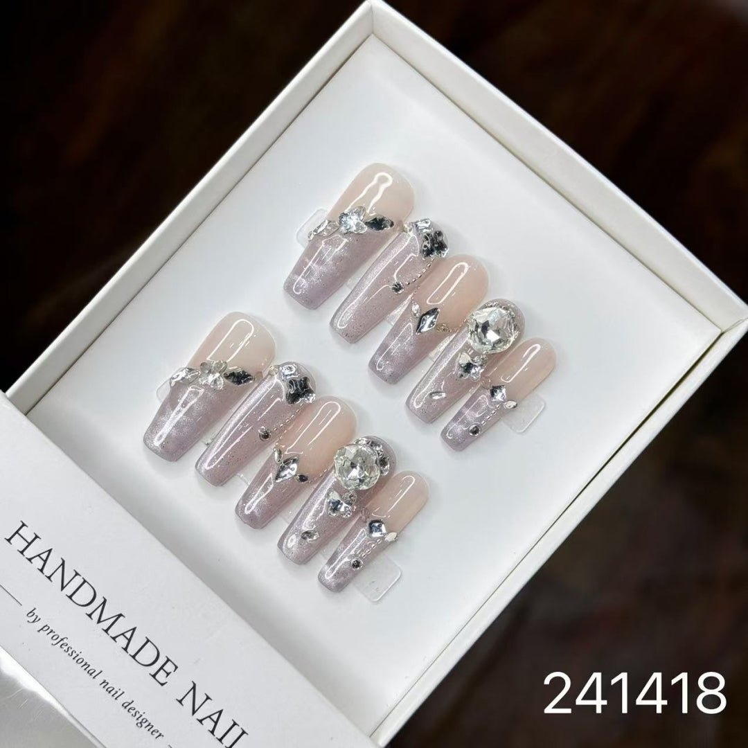 241418#Lingbo Purple Long T-shirt