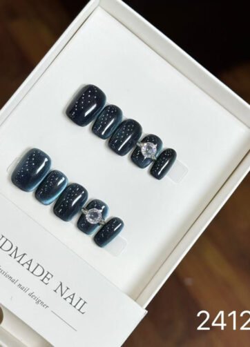 241260#One Carat Blue Short Square