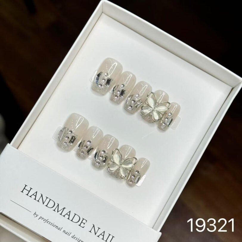 19321#Ice Diamond Butterfly Short T-shirt