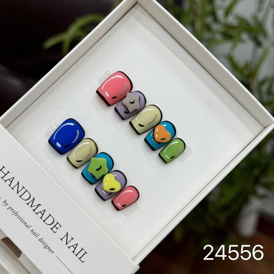 24556#Cartoon Girl Short T-Shirt