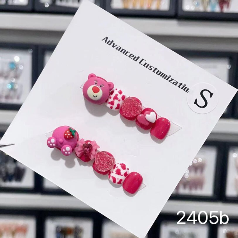 2405b#Spotted Strawberry Bear BB