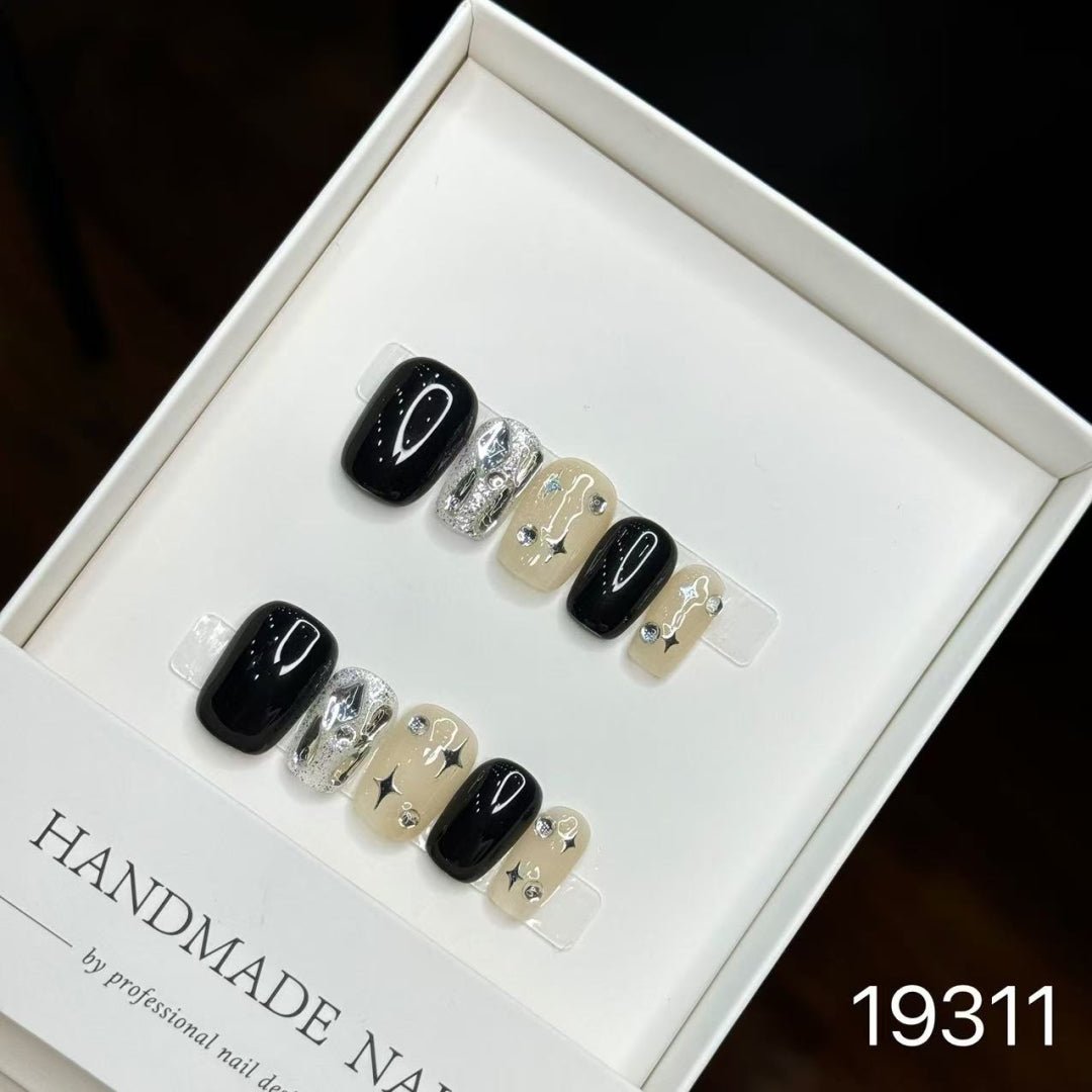 19311#Translucent Black Starburst