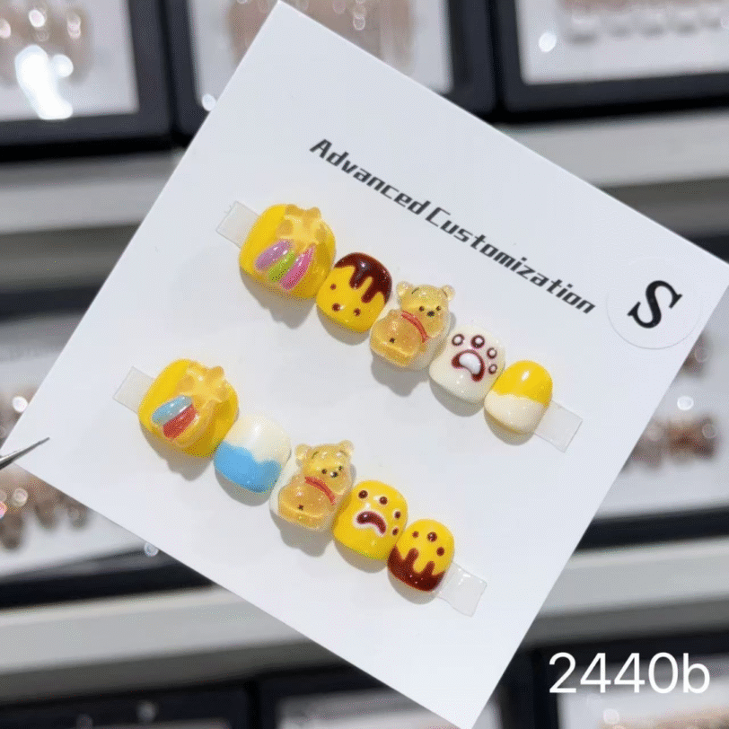 Winnie the Pooh Baby Nail Art