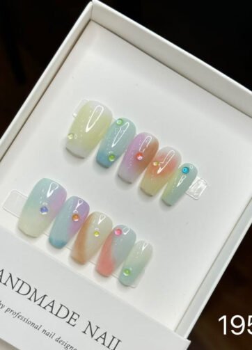 19513#Colorful Bubble Beads