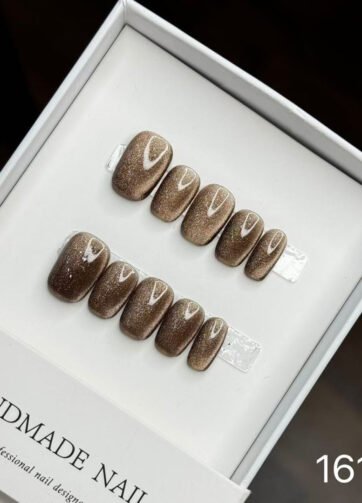 16132#Deep Coffee Cat Eye