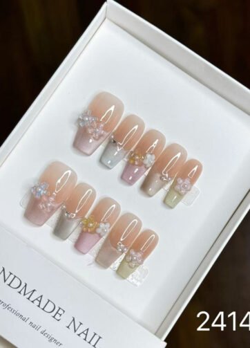 241409#Rainbow Crystal Flower T