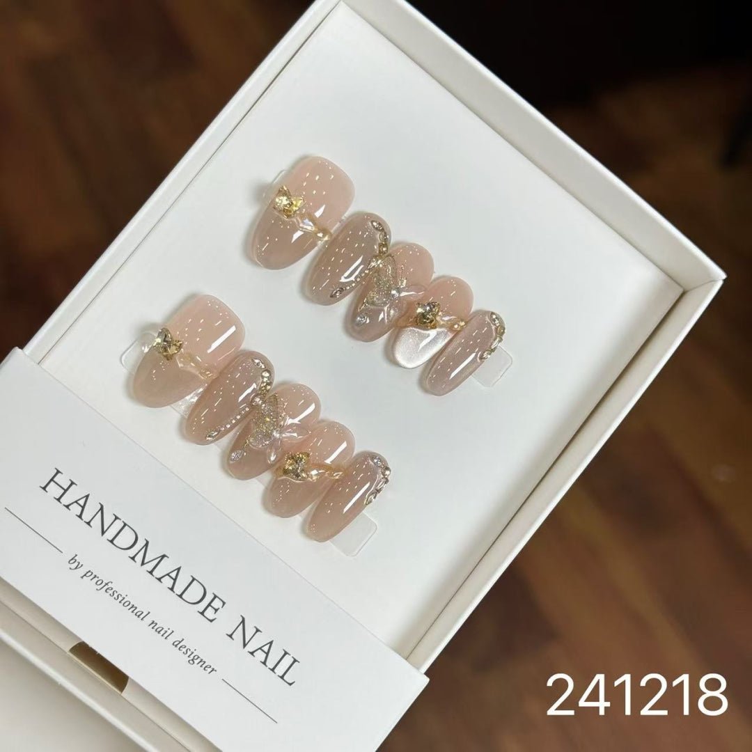 241218#Dried Leaf Butterfly Short Oval