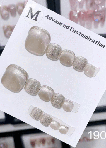 Smiling Milk Candy Nail Art