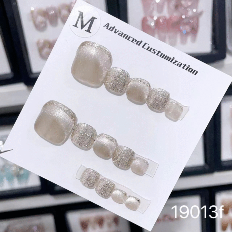Smiling Milk Candy Nail Art