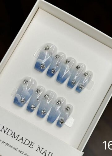 1659#Blue Ocean Pile Diamond