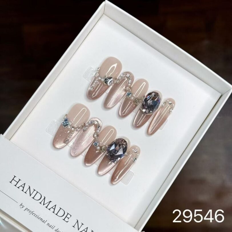 29546#Powdered Beauty Long Oval