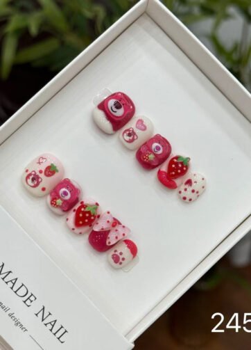 24545#Heart Strawberry Bear