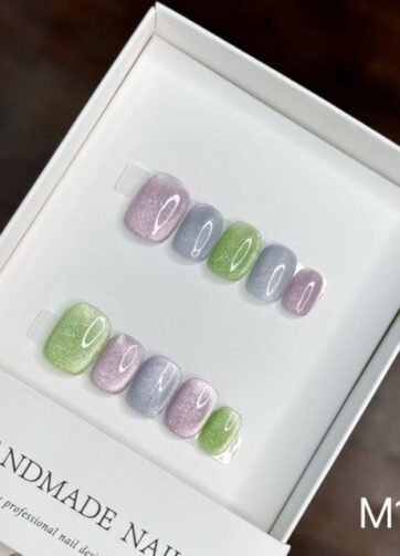 M108#Colorful Slush Nail Art