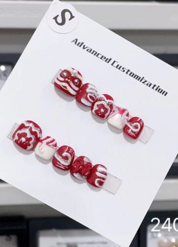 Children's Lion Dance BB Nails