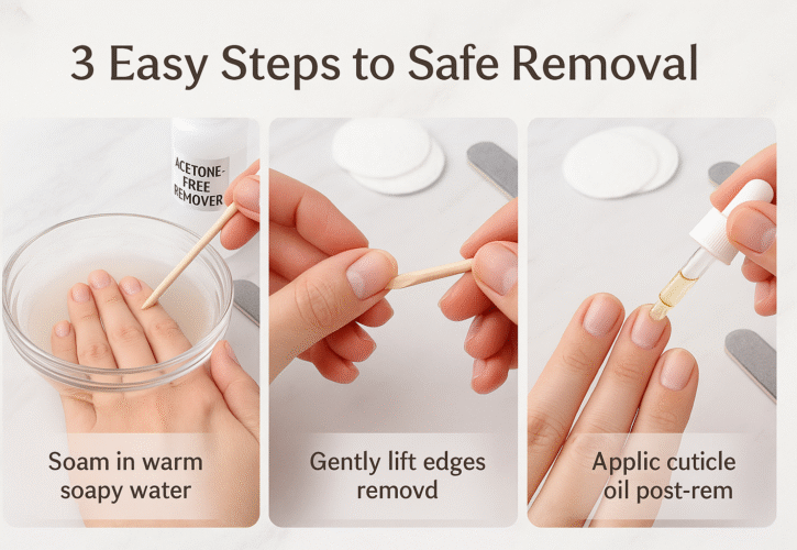 How to Remove Press-On Nails Without Damaging Your Natural Nails