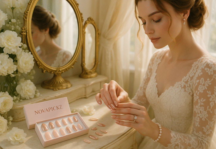 Wedding Press-On Nail Ideas: Elegant Designs for Your Big Day with NovaPickz