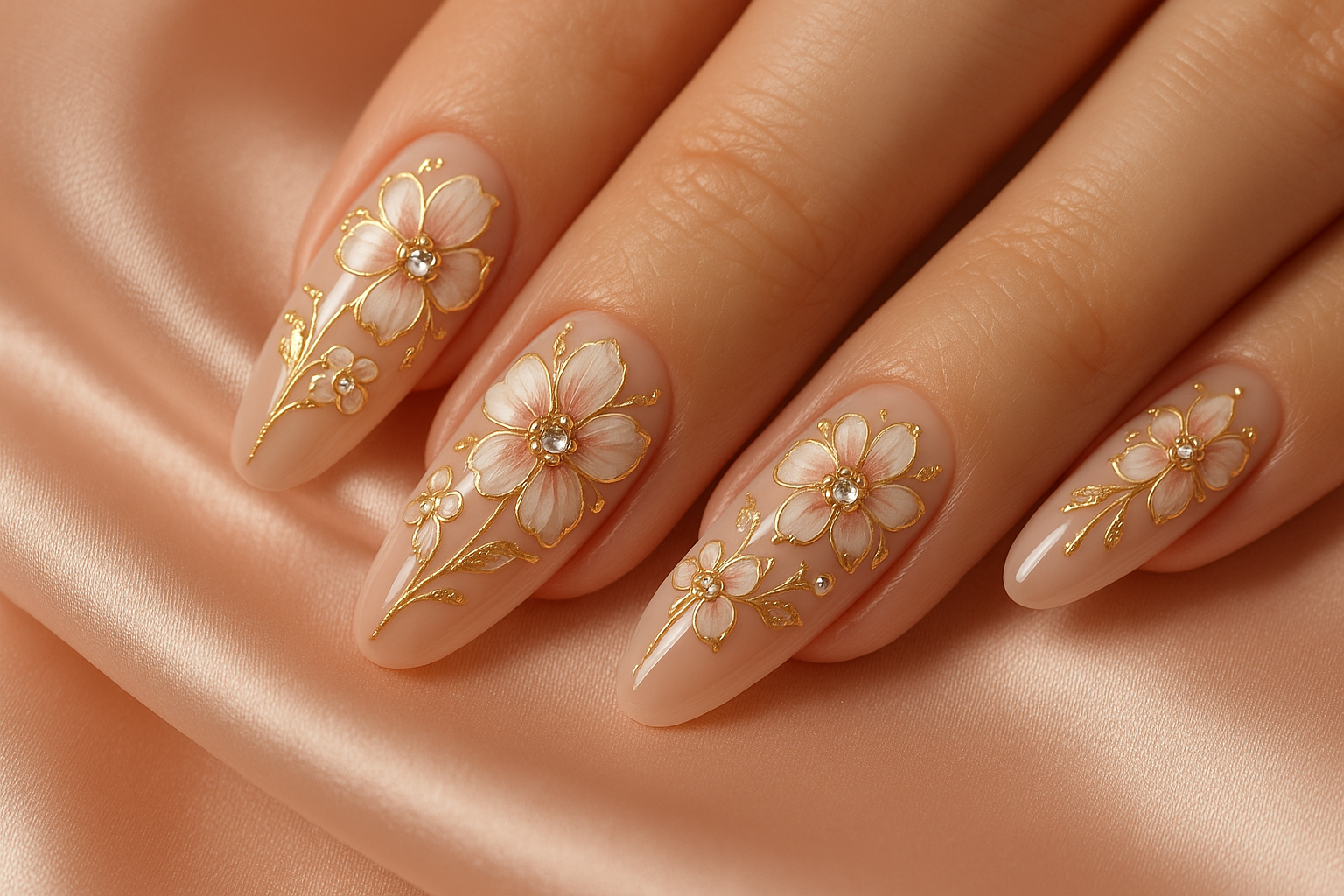 20250702 2336 luxurious floral nail art simple compose 01jz5wdr34fgnbpextsm6wmkzr (1)