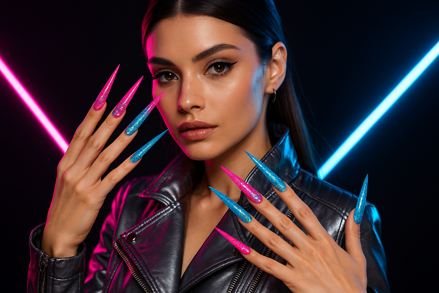 20250702 2340 futuristic neon fashion simple compose 01jz5wnarje58r1gm4bbkwqryz