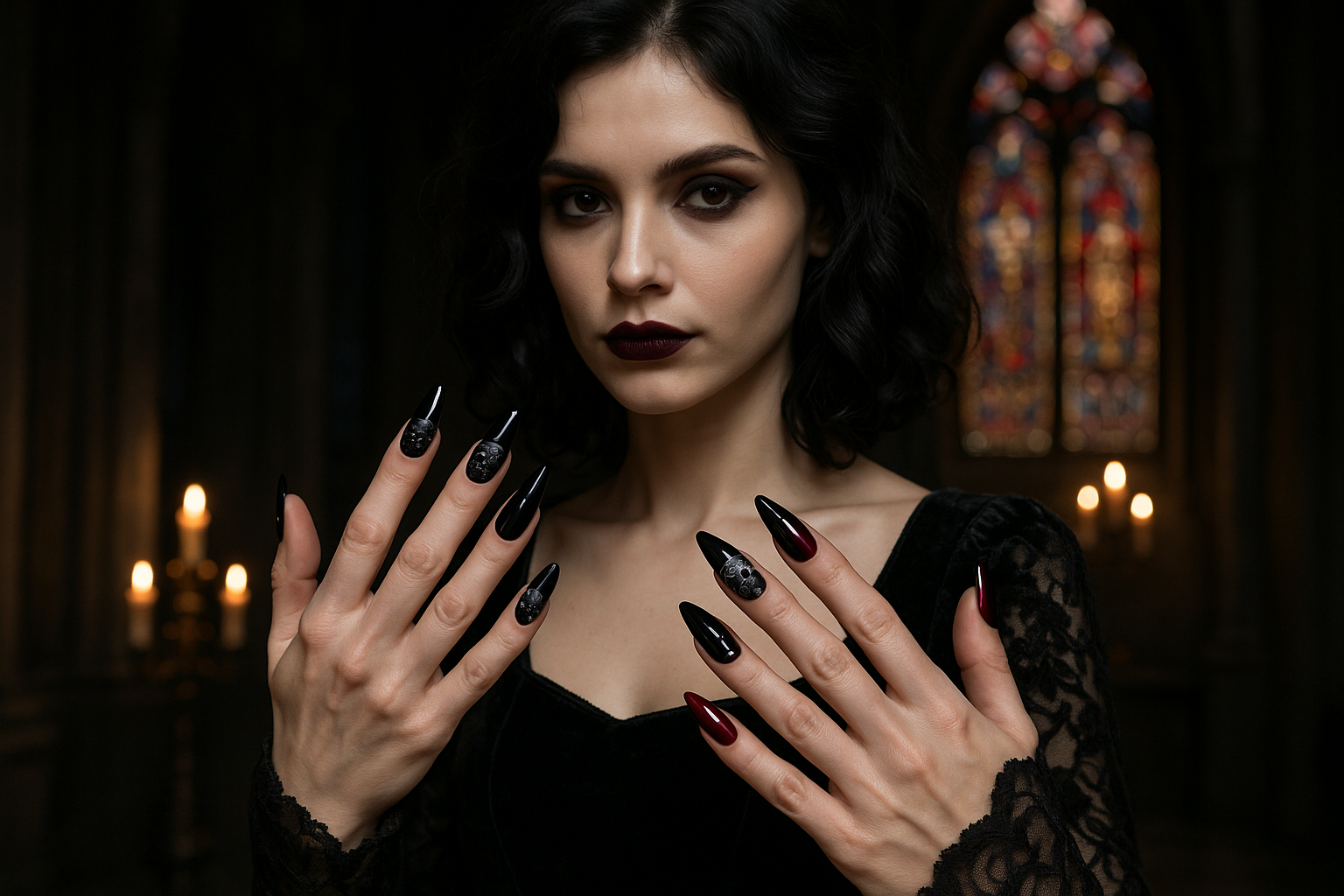 20250702 2351 gothic elegance simple compose 01jz5xa518fpvagjxhc0x6m408