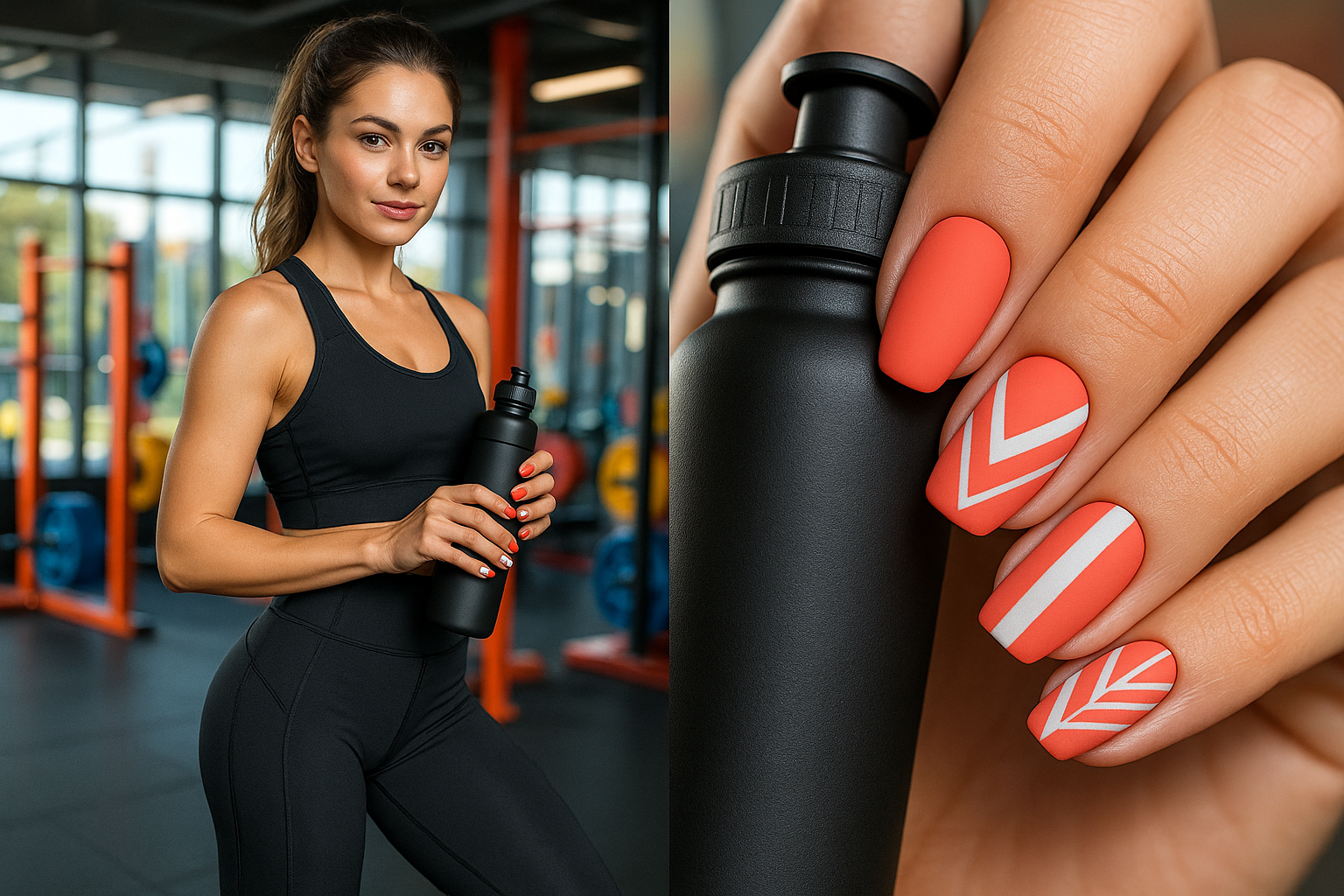 20250702 2352 athleisure nail art simple compose 01jz5xahfhfywshj3e20z5tj46